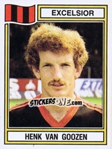 Sticker Henk van Goozen - Voetbal 1982-1983 - Panini