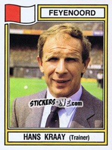 Sticker Hans Kraay - Voetbal 1982-1983 - Panini