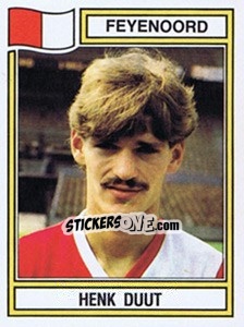 Sticker Henk Duut - Voetbal 1982-1983 n. 63 - Panini