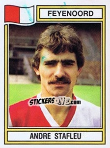 Sticker Andre Stafeu - Voetbal 1982-1983 - Panini