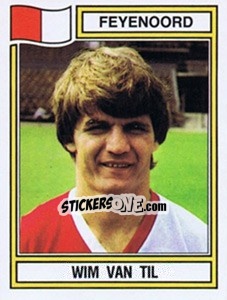 Sticker Wim van Til - Voetbal 1982-1983 - Panini