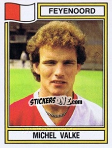 Sticker Michel Valke - Voetbal 1982-1983 - Panini