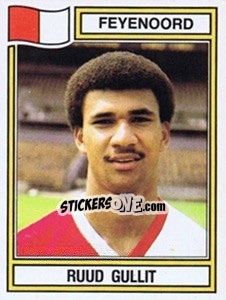 Sticker Ruud Gullit - Voetbal 1982-1983 n. 71 - Panini