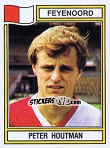 Sticker Peter Houtman - Voetbal 1982-1983 - Panini