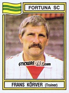 Cromo Frans Korver - Voetbal 1982-1983 - Panini
