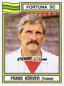 Sticker Frans Korver - Voetbal 1982-1983 n. 77 - Panini