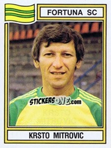 Cromo Krsto Mitrovic - Voetbal 1982-1983 - Panini