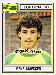 Sticker Rene Maessen - Voetbal 1982-1983 - Panini