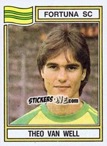 Cromo Theo van Well - Voetbal 1982-1983 - Panini