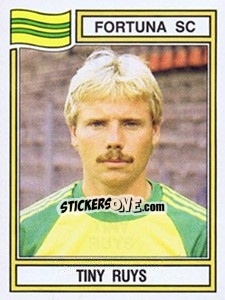 Figurina Tiny Ruys - Voetbal 1982-1983 - Panini