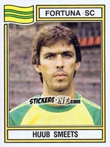 Sticker Huub Smeets - Voetbal 1982-1983 - Panini