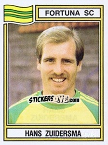 Figurina Hans Zuidersma - Voetbal 1982-1983 - Panini