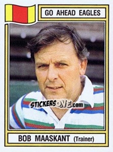 Sticker Bob Maaskant - Voetbal 1982-1983 - Panini