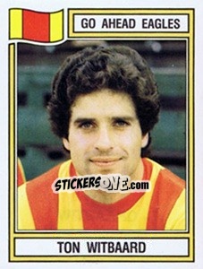 Sticker Ton Witbaard - Voetbal 1982-1983 - Panini