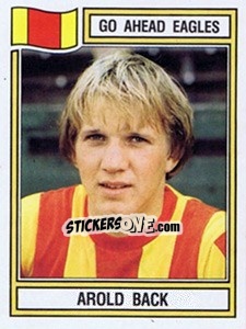 Sticker Arold Back - Voetbal 1982-1983 - Panini