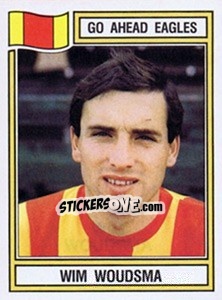 Sticker Wim Woudsma - Voetbal 1982-1983 - Panini