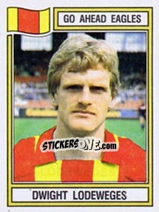 Sticker Dwight Lodeweges - Voetbal 1982-1983 - Panini