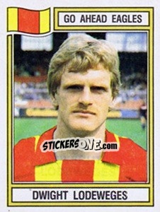 Figurina Dwight Lodeweges - Voetbal 1982-1983 n. 105 - Panini