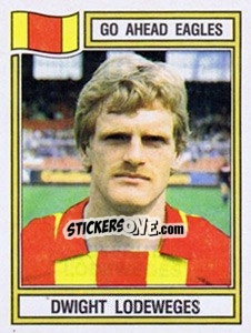 Cromo Dwight Lodeweges - Voetbal 1982-1983 - Panini