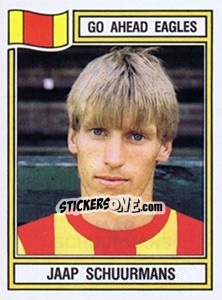 Figurina Jaap Schuurmans - Voetbal 1982-1983 n. 108 - Panini