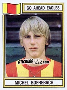 Sticker Michel Boerebach - Voetbal 1982-1983 - Panini