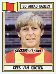 Sticker Cees van Kotten - Voetbal 1982-1983 - Panini