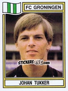 Sticker Johan Tukker - Voetbal 1982-1983 - Panini