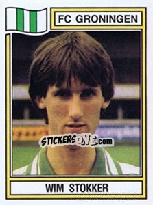 Sticker Wim Stokker - Voetbal 1982-1983 - Panini