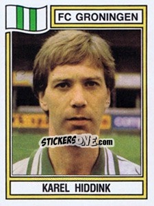 Cromo Karel Hiddink - Voetbal 1982-1983 - Panini