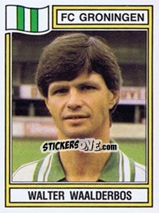 Sticker Walter Waalderbos - Voetbal 1982-1983 - Panini