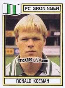 Cromo Ronald Koeman - Voetbal 1982-1983 - Panini