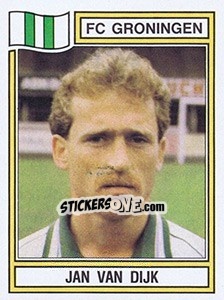 Figurina Jan van Dijk - Voetbal 1982-1983 - Panini