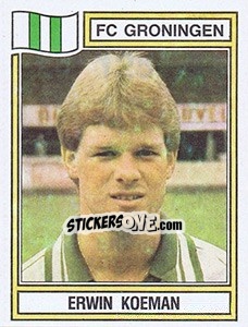 Sticker Erwin Koeman - Voetbal 1982-1983 n. 125 - Panini