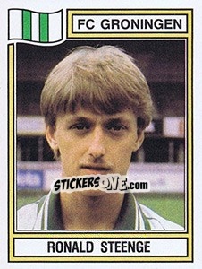 Sticker Ronald Steenge - Voetbal 1982-1983 - Panini