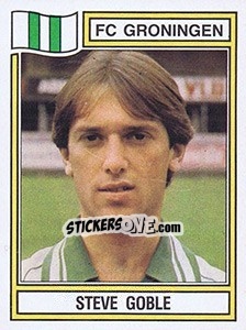 Sticker Steve Goble - Voetbal 1982-1983 - Panini