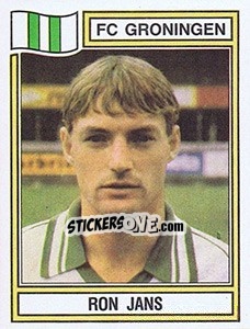 Sticker Ron Jans - Voetbal 1982-1983 - Panini