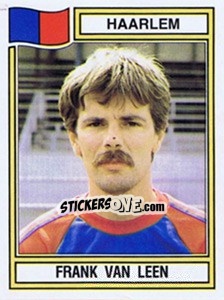 Sticker Frank van Leen - Voetbal 1982-1983 - Panini