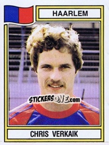 Sticker Chris Verkaik - Voetbal 1982-1983 n. 138 - Panini
