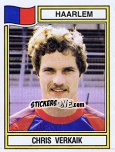 Figurina Chris Verkaik - Voetbal 1982-1983 - Panini