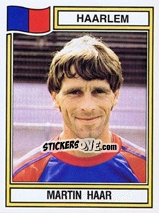Sticker Martin Haar - Voetbal 1982-1983 n. 139 - Panini