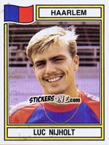 Sticker Luc Nijholt - Voetbal 1982-1983 - Panini