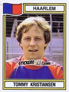 Sticker Tommy Kristensen - Voetbal 1982-1983 - Panini