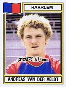 Sticker Andreas van der Veldt - Voetbal 1982-1983 n. 145 - Panini