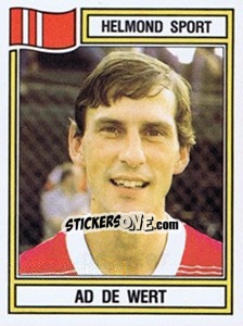 Sticker Ad de Wert - Voetbal 1982-1983 n. 153 - Panini