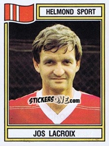 Sticker Jos Lacroix - Voetbal 1982-1983 - Panini