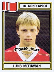 Sticker Hans Meeuwsen - Voetbal 1982-1983 - Panini