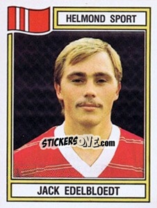 Sticker Jack Edelbloedt - Voetbal 1982-1983 - Panini