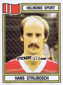 Sticker Hans Strijbosch - Voetbal 1982-1983 - Panini