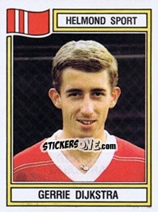 Figurina Gerrie Dijkstra - Voetbal 1982-1983 n. 160 - Panini