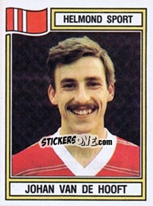 Sticker Johan van de Hooft - Voetbal 1982-1983 n. 161 - Panini